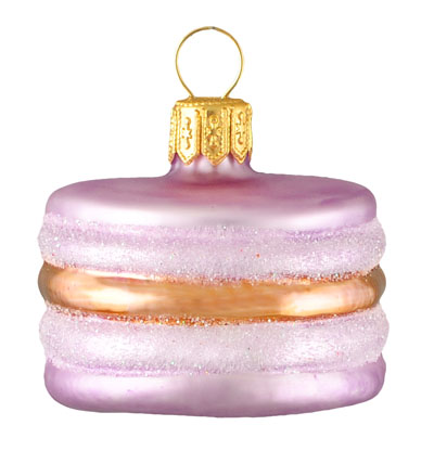 Kleiner Macaron aus Glas 