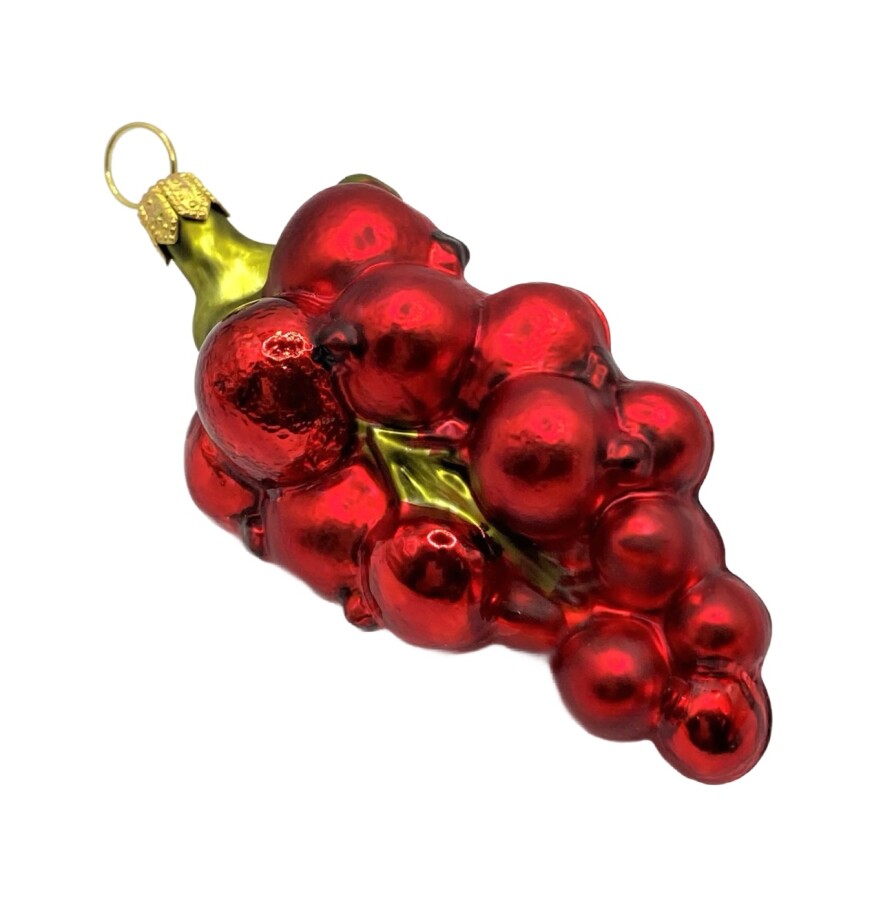 Johannisbeeren aus Glas – Christbaumschmuck