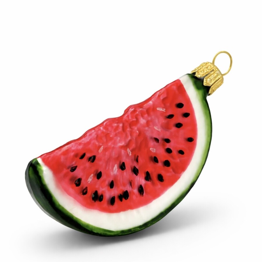 Wassermelone – Christbaumschmuck aus Glas