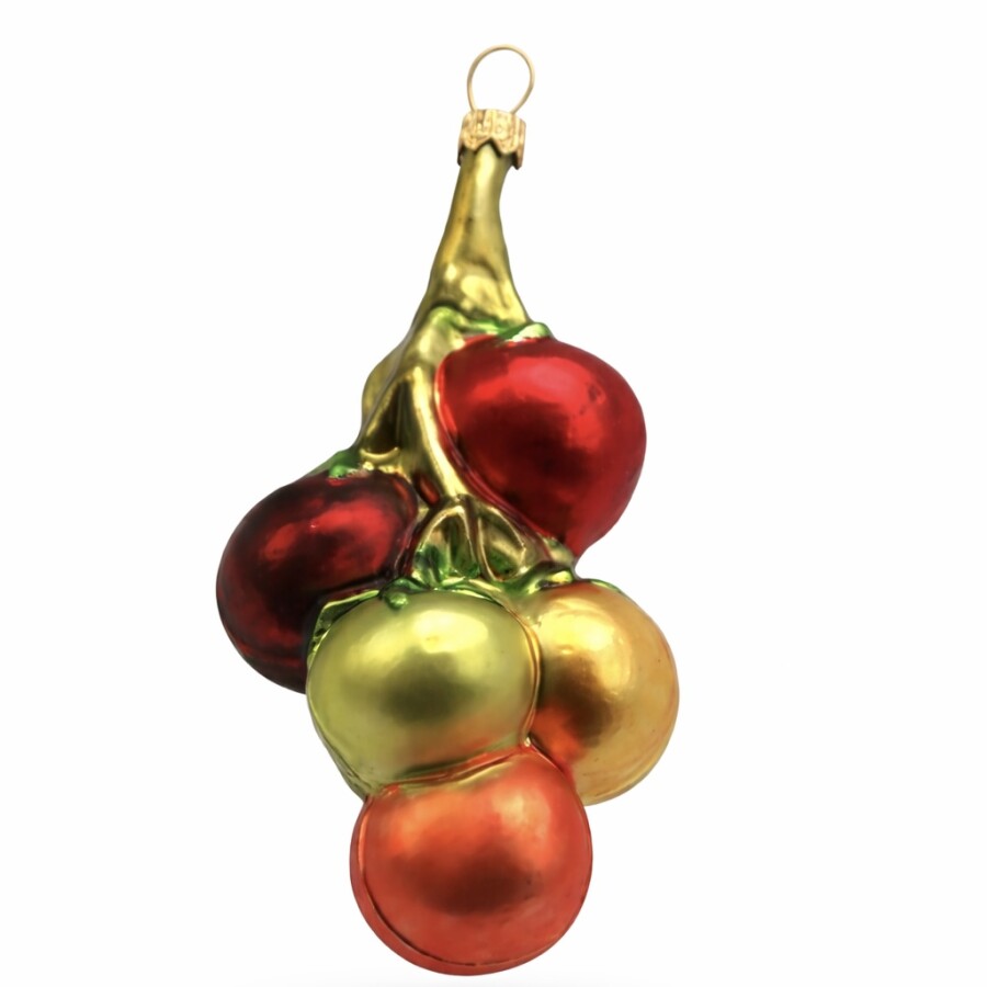 Strauchtomaten aus Glas – Christbaumschmuck