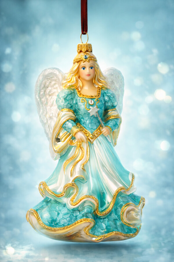 Engel Christbaumschmuck aus Glas – Huras Family