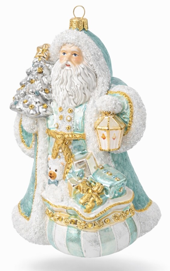 Santa Christbaumschmuck aus Glas-Huras Family