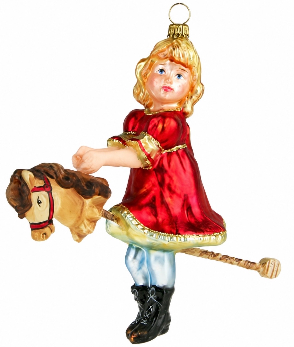 Mädchen auf einem Laufpferd – Komozja Family
