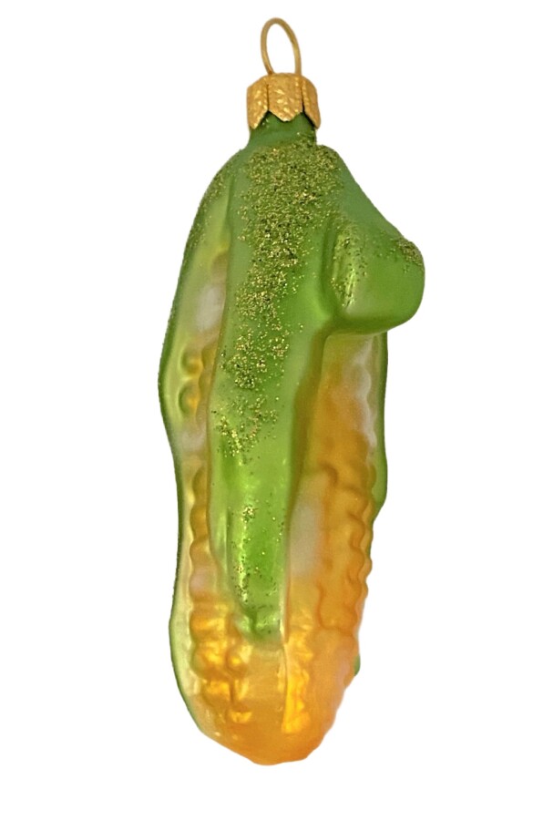 Maiskolben-funkelnder Weihnachtsschmuck