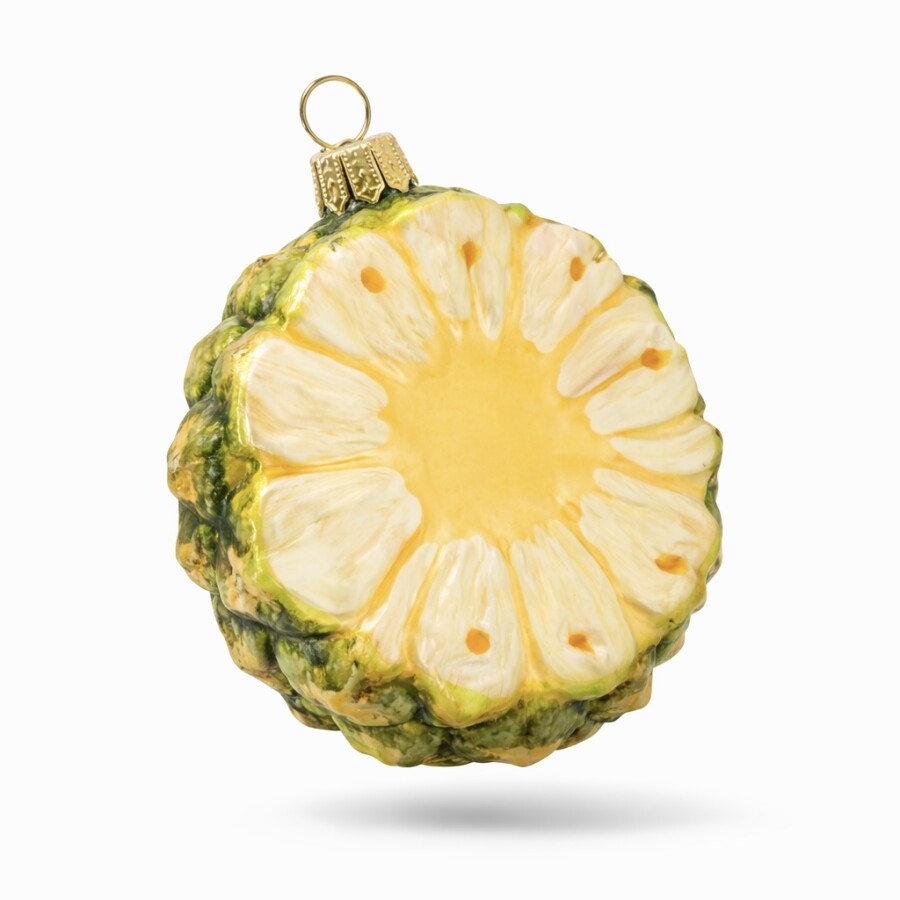 Ananasscheibe Weihnachtskugel Glas