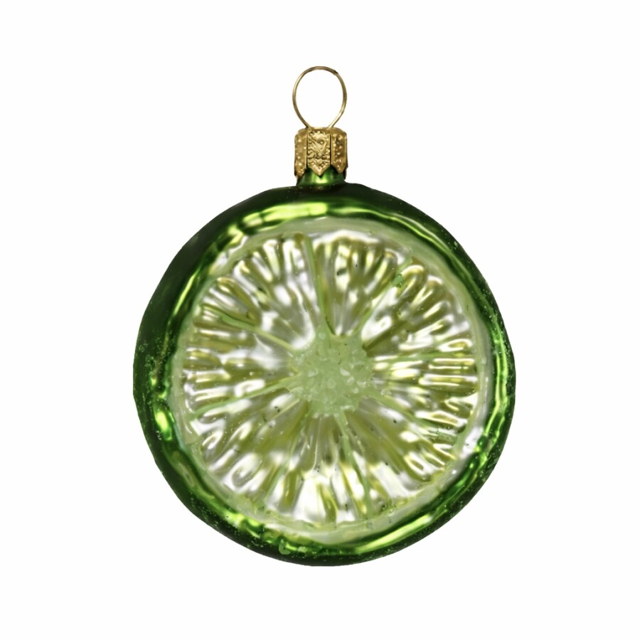 Limettenscheibe aus Glas 