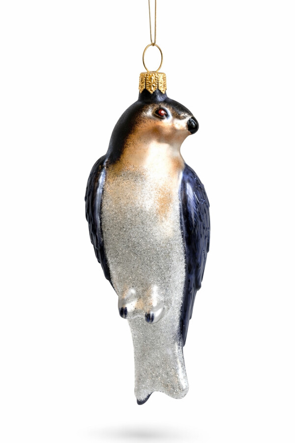 Eisvogel aus Glas Christbaumschmuck